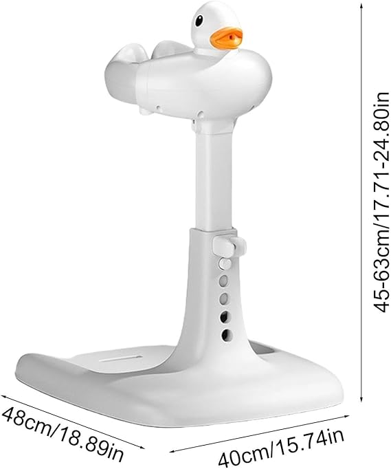 Duck Bath Support, Kid Shower Stand, Adjustable Bath Support, Anti-Slip Bath Stand