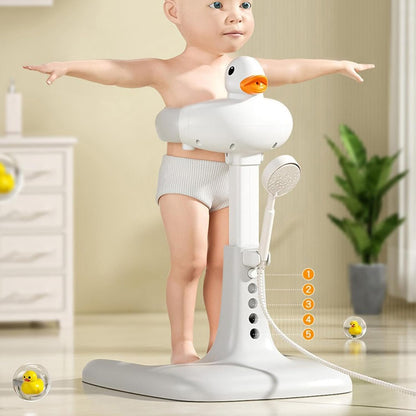 Duck Bath Support, Kid Shower Stand, Adjustable Bath Support, Anti-Slip Bath Stand