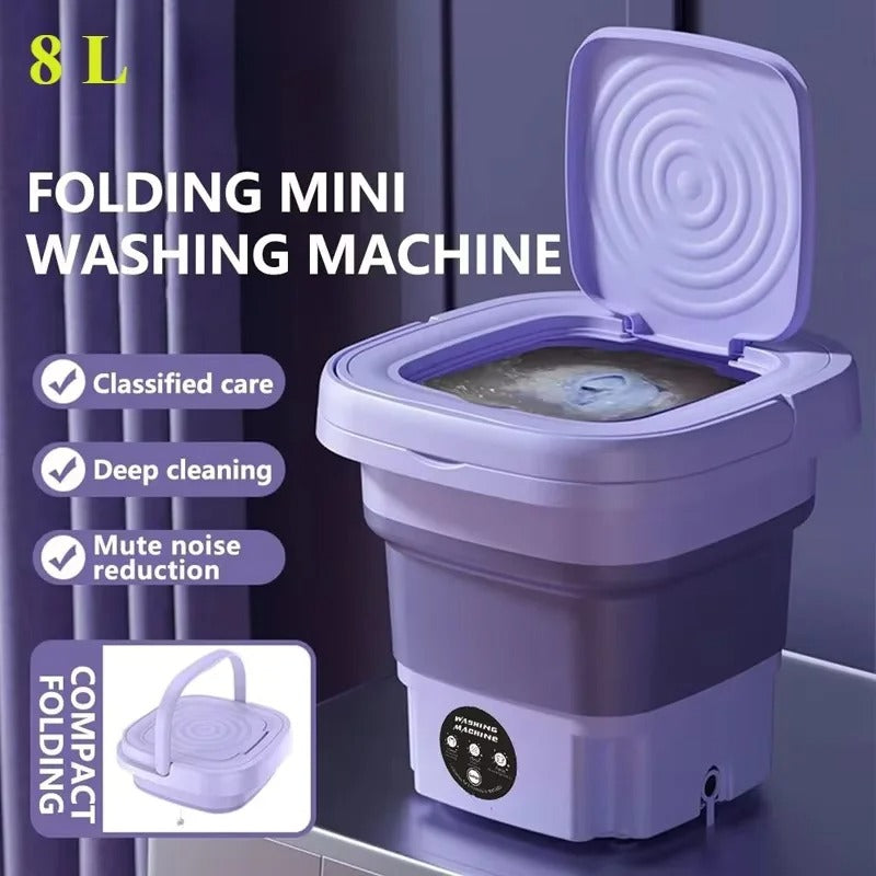 FoldaWash | The handy foldable mini washing machine with dryer