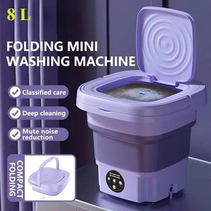 FoldaWash | The handy foldable mini washing machine with dryer