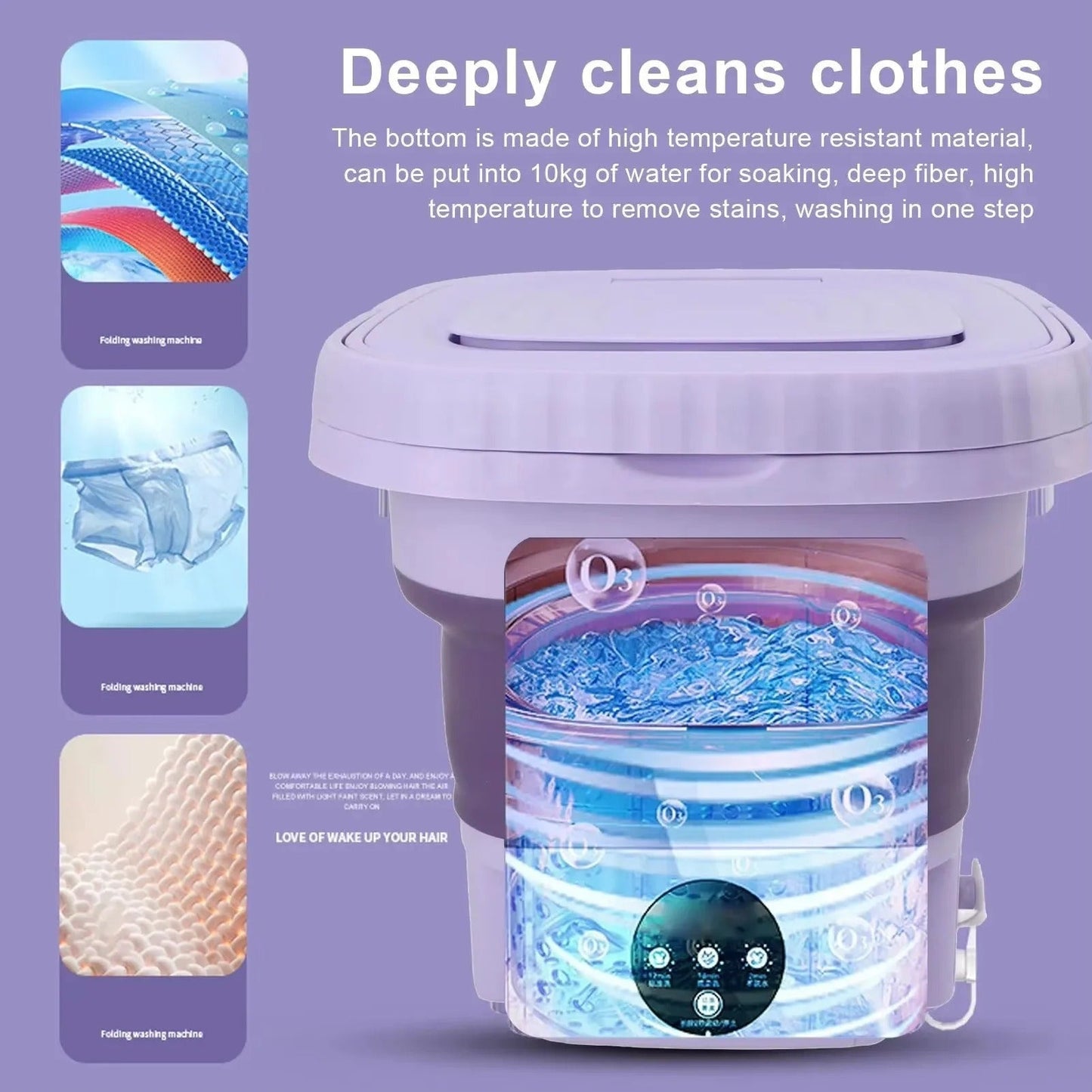 FoldaWash | The handy foldable mini washing machine with dryer