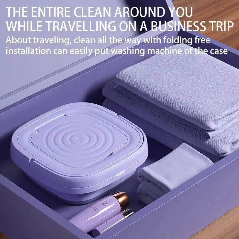FoldaWash | The handy foldable mini washing machine with dryer